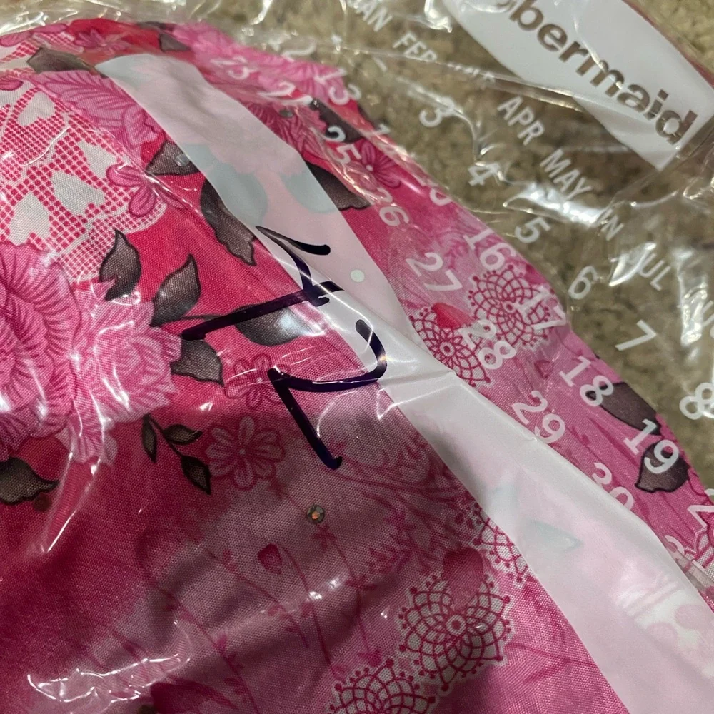 Faded Glory Pink and White Floral Dress
